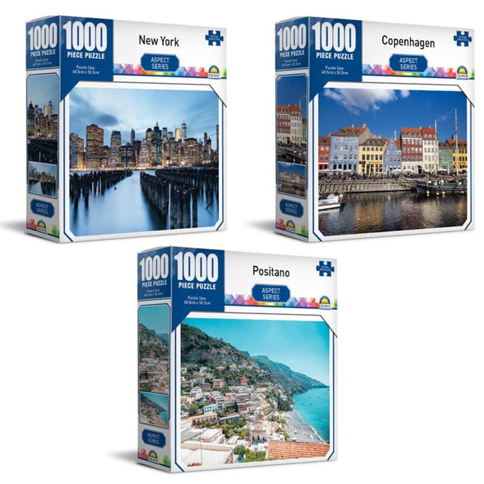 Aspect Series - Crown 1000 Piece Puzzle Jigsaw Puzzle Kids Fun Adult Toy Gift 1000pc (SELECTED AT RANDOM)