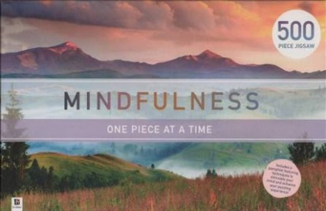 Mountains - Mindfulness 500 Piece Puzzle Jigsaw Puzzle Kids Fun Adult Toy Gift 500pc