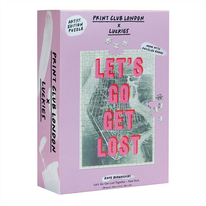 Let's Go Get Lost 500 Piece Puzzle Jigsaw Puzzle Kids Fun Adult Toy Gift 500pc