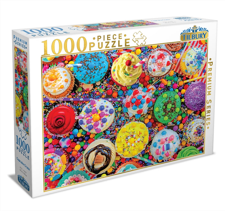 Cupcake Craze 1000 Piece Puzzle Jigsaw Puzzle Kids Fun Adult Toy Gift 1000pc