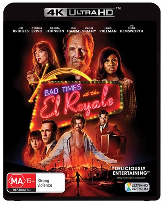 Bad Times At The El Royale | UHD  Used Very Good 4K UHD Blu-ray With Blu-Ray, Ultimate Ed, 4K Master