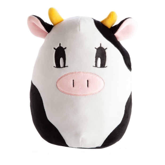 Smoosho's Pals Cow Plush Cute Soft Fuzzy Children Novelty Gift Toy Kids Fun