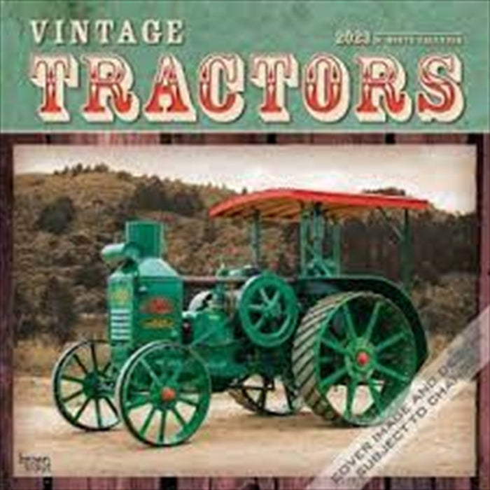 Vintage Tractors Square Calendar 2023 Trevor Mitchell Square Wiro Wall Calendar 2023