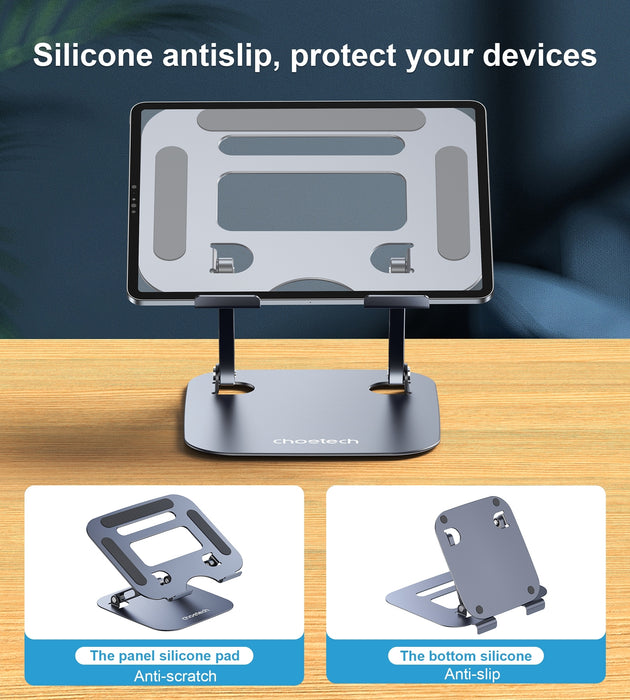 CHOETECH H061-GY Tablet Desktop Holder Standing Stand For7-13 Inch Laptop/Tablet