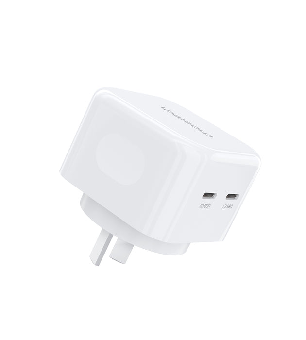 CHOETECH Q5008 PD 35W Dual USB-C Charger Dual-Port Output  Fast Charging Superior Safety