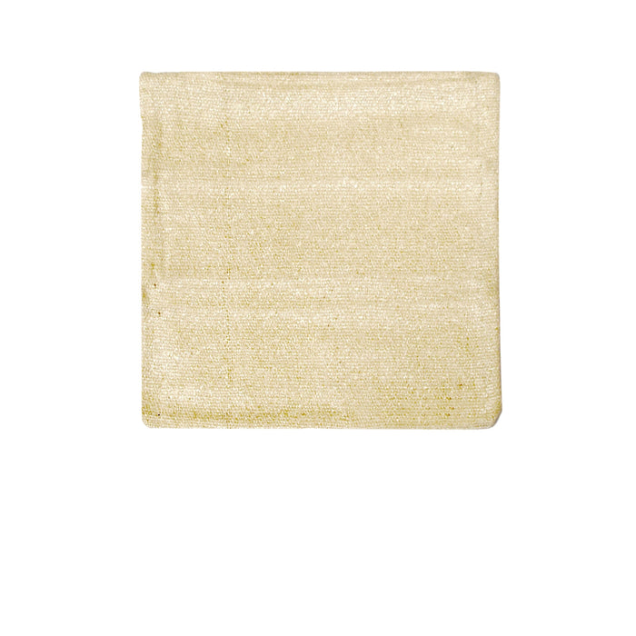 Polyester Chenille Cushion Cover Cream 40 x 40 cm Zip Closure Machine Washable