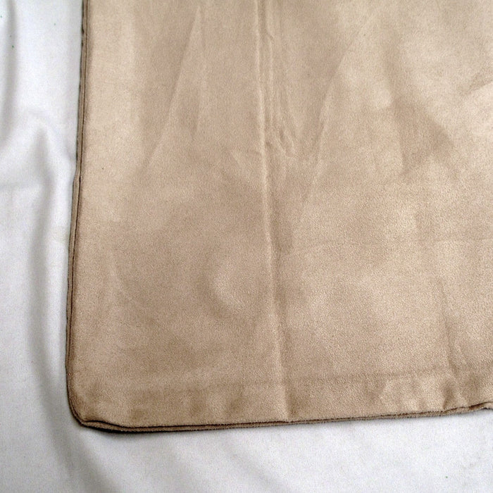 Polyester Faux Suede Cushion Cover Linen 43 x 43 cm Machine Washable