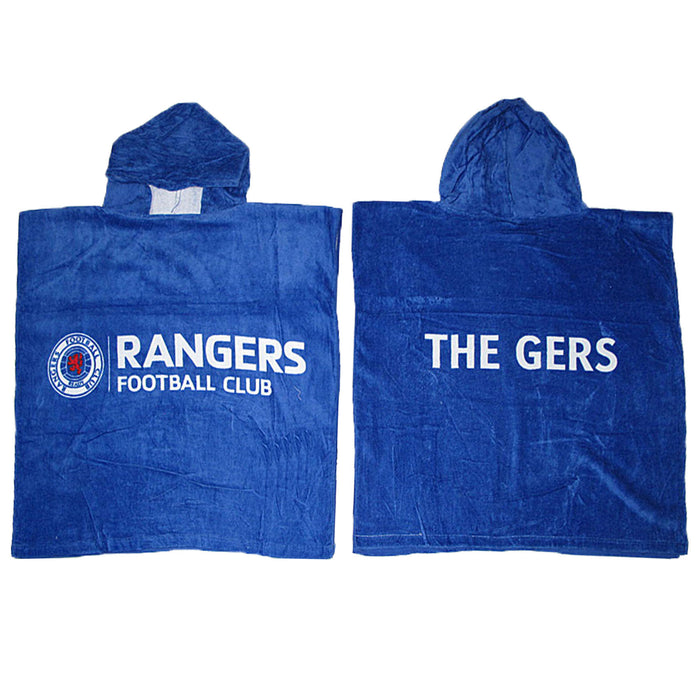 Kids Hooded Towel Rangers Football Beach Towel Cotton 60x120cm