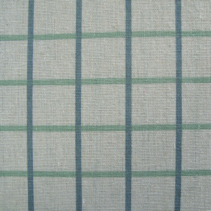 Cotton Grid Checks Oblong Table Cloth Blue 130 x 180cm