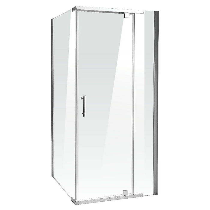 Shower Screen 1200x1000x1900mm Framed Safety Glass Pivot Door By Della FrancescaHigh Quality