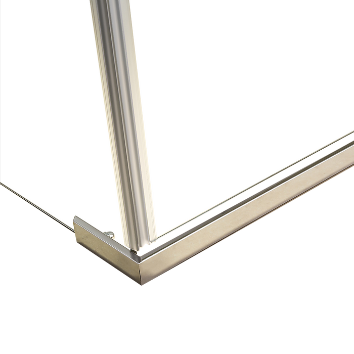 Shower Screen 1200x1000x1900mm Framed Safety Glass Pivot Door By Della FrancescaHigh Quality