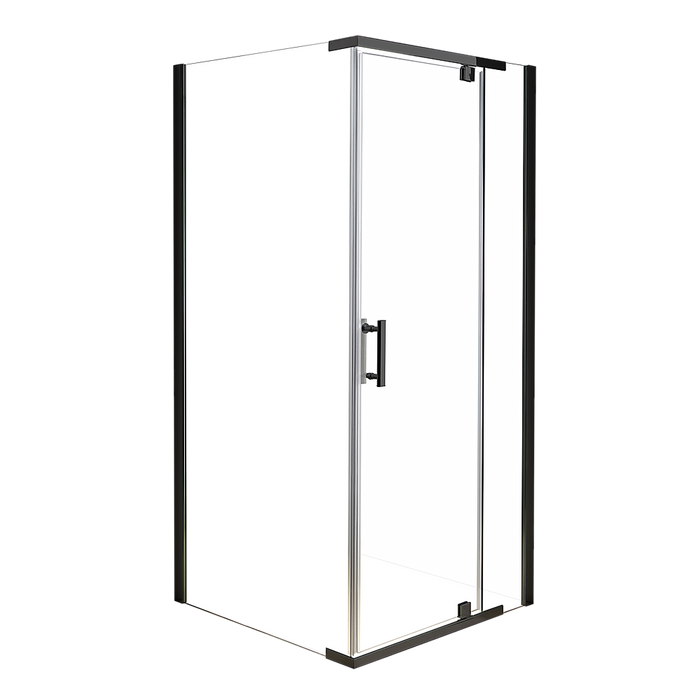 Shower Screen 900x800x1900mm Framed Safety Glass Pivot Door By Della FrancescaHigh Quality
