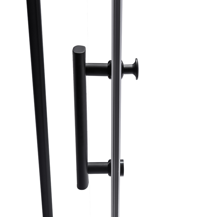 Shower Screen 900x800x1900mm Framed Safety Glass Pivot Door By Della FrancescaHigh Quality