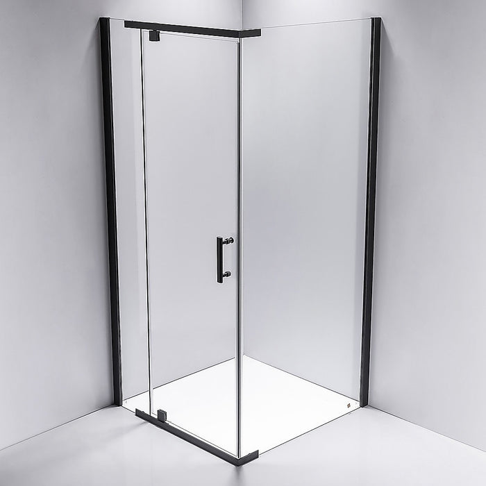 Shower Screen 1000x900x1900mm Framed Safety Glass Pivot Door By Della FrancescaHigh Quality