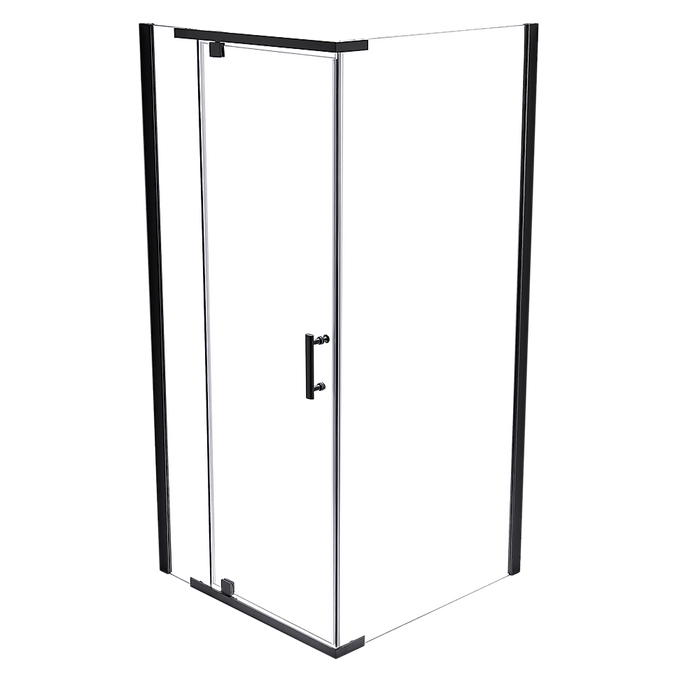Shower Screen 1200x700x1900mm Framed Safety Glass Pivot Door By Della FrancescaHigh Quality