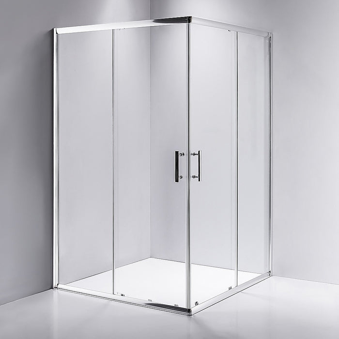 1200 x 1000mm Sliding Door Nano Safety Glass Shower Screen By Della FrancescaHigh Quality