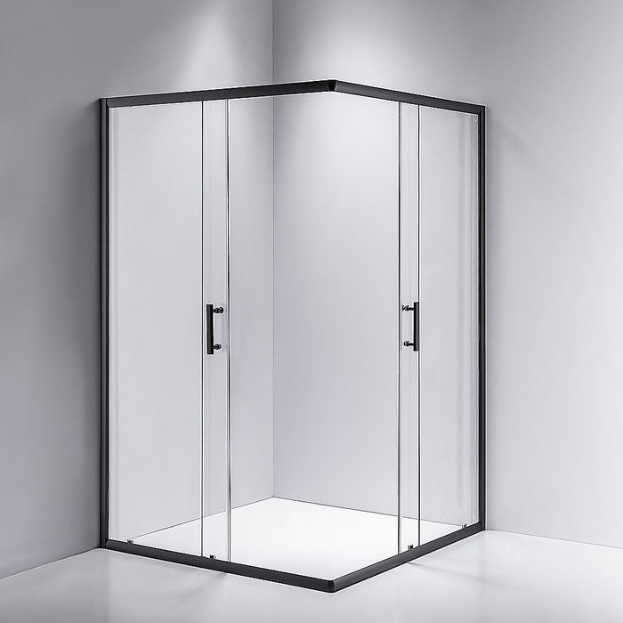 1000 x 900mm Sliding Door Nano Safety Glass Shower Screen By Della FrancescaHigh Quality