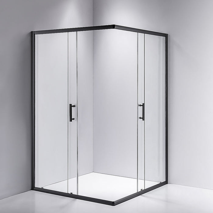 1000 x 1000mm Sliding Door Nano Safety Glass Shower Screen By Della FrancescaHigh Quality