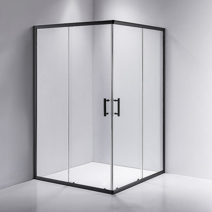 1200 x 800mm Sliding Door Nano Safety Glass Shower Screen By Della FrancescaHigh Quality