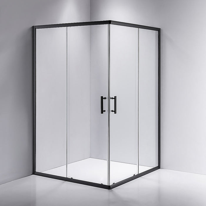 1200 x 900mm Sliding Door Nano Safety Glass Shower Screen By Della FrancescaHigh Quality