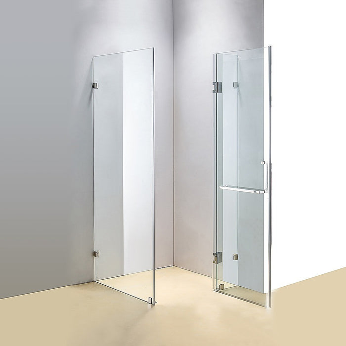 1200 x 800mm Frameless 10mm Glass Shower Screen By Della FrancescaHigh Quality