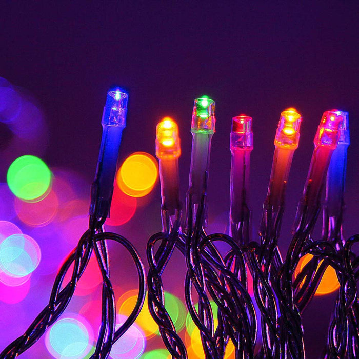 100M Christmas Lights String Fairy Light 500 LED Colourful Jingle Jollys