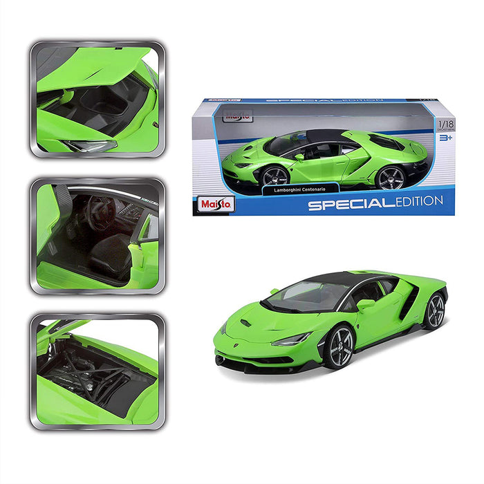 Maisto 1:18 Lamborghini Centenario Green Car Model Metallic Diecast AU STOCK