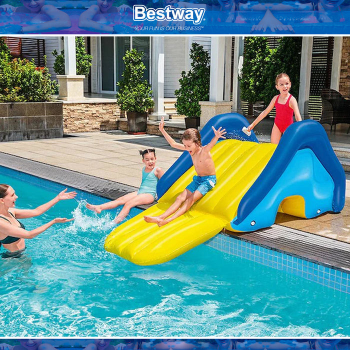 Bestway Active Giant Pool Water Slide Backyard Play Summer Kids Fun Outdoor 2.47m