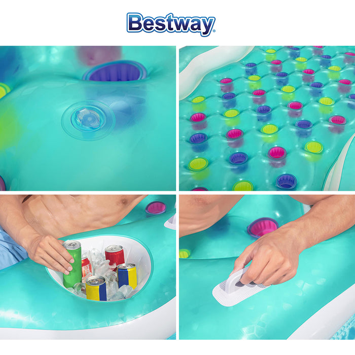 Bestway With ice bucket Double Designer Lounge Float for 2 person AU STOCK