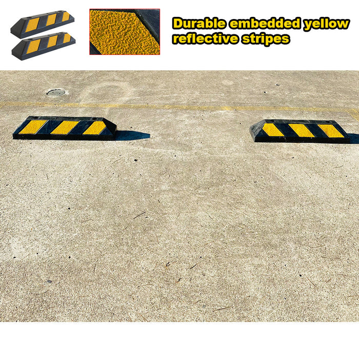 Parkero Rubber Driveway Stopper 550mm Parking Blocks Wheel Stops Guide Wheel Stops Parking Trade Me