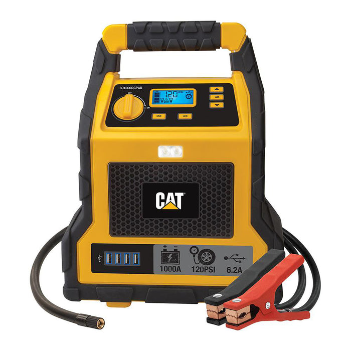 CAT Power Station 1000 Peak Amp Jump Starter Professional Air Compressor