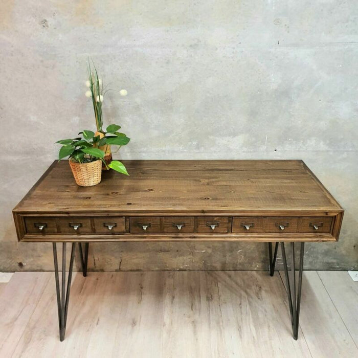 Reppan Manager Desk Reclaimed Fir Wood W140 x D60 x H78