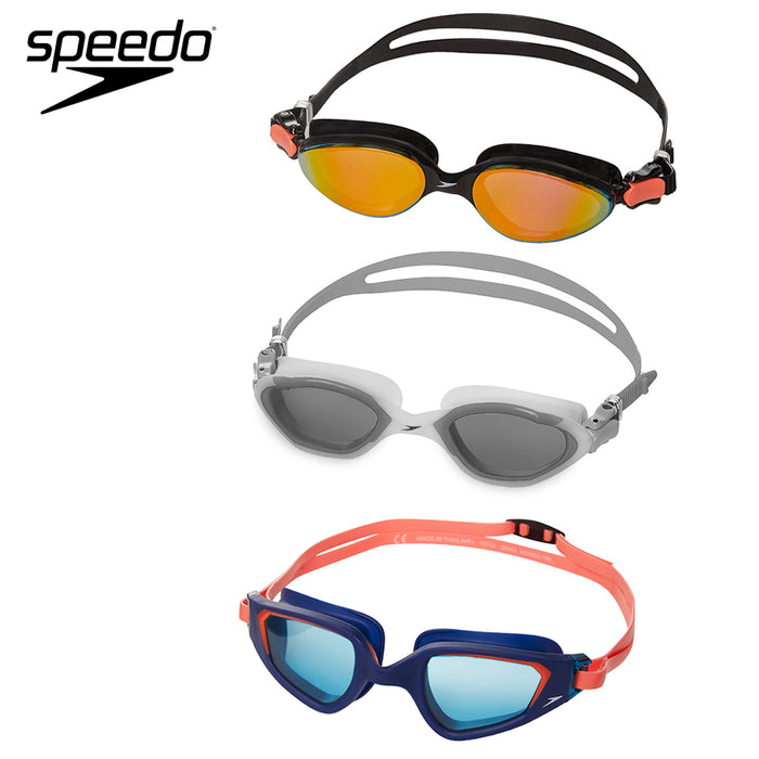 3xSpeedo Unisex Adult Swimming Goggles Speed Fit Clips UV Protection Anti Fog AU