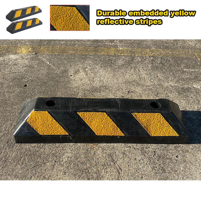 Parkero Rubber Driveway Stopper 550mm Parking Blocks Wheel Stops Guide Wheel Stops Parking Trade Me