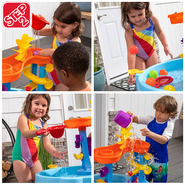 Step 2 Summer Seaside Rushing Rapids Water Table Water Table with 21 Accessories