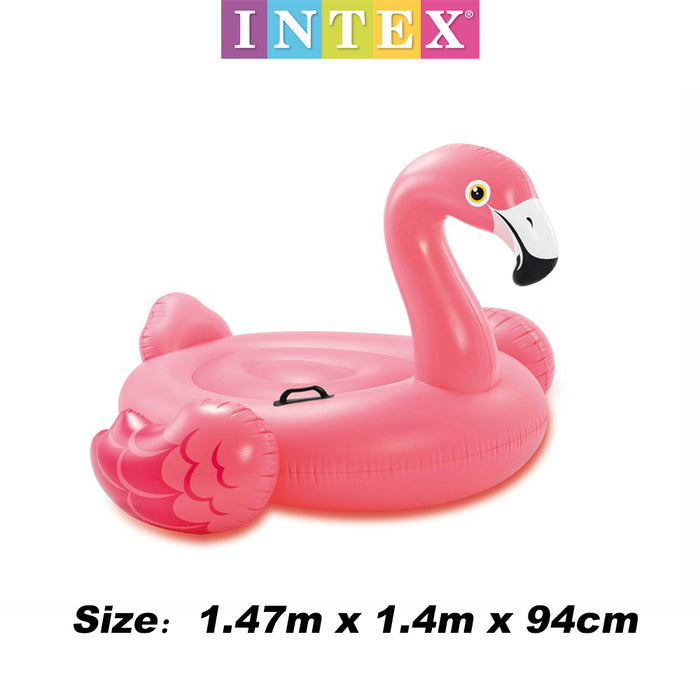 INTEX Giant Unicorn  / Pink Flamingo / Dragon Swimming Pool Ride On Float Raft Beach