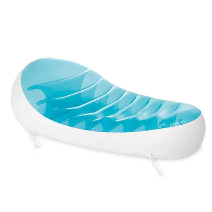 INTEX Petal Floating Lounge Chair Pool Float Lounger 1.93x1.24m With Cupholder