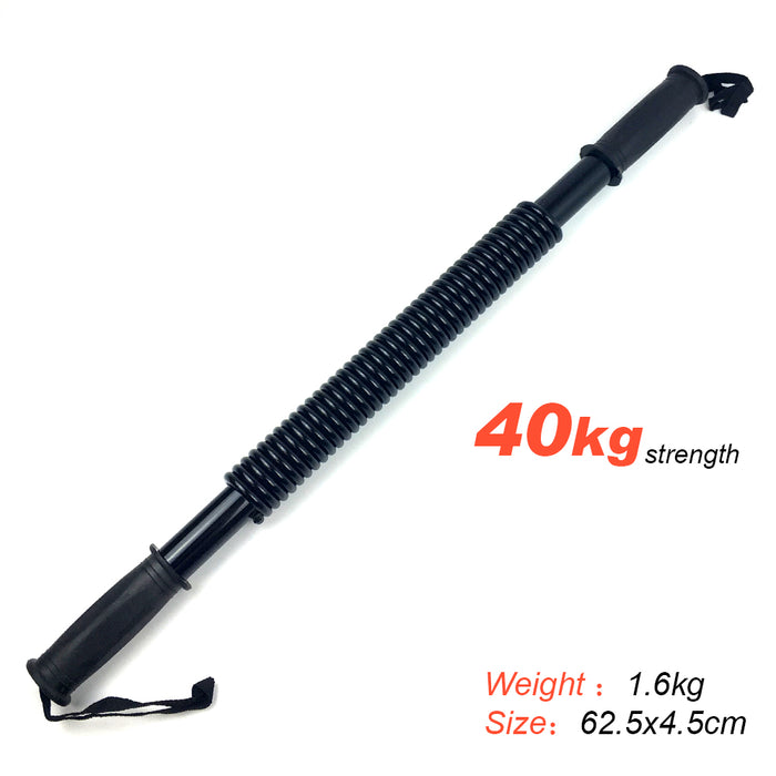 Power Twister 30/40/50/60Kg Flexible Stretch Spring Bendy Bar Arm Gym