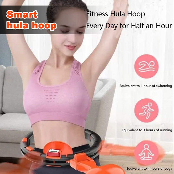 Smart Hula Hoop Detachable Exercise Lose Weight Portable Sports Circle