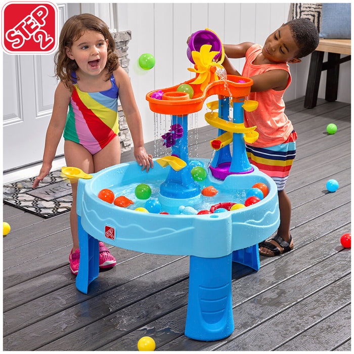 Step2 Rushing Rapids Play Summer Seaside Showers Water Table With 21 Accessories AU STOCK