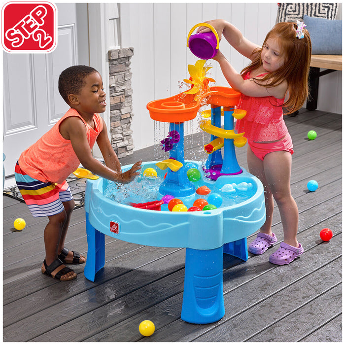 Step2 Rushing Rapids Play Summer Seaside Showers Water Table With 21 Accessories AU STOCK