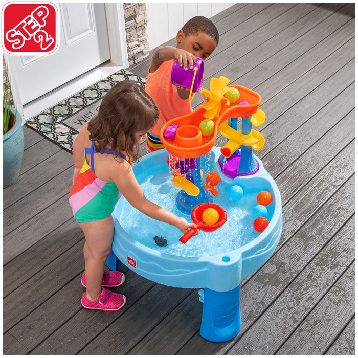 Step2 Rushing Rapids Play Summer Seaside Showers Water Table With 21 Accessories AU STOCK